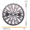 397-00-450 High-Tech Diamond Disc Diameter Chart