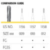 Round-End Straight Fissure Carbide Burs Options