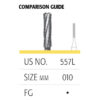 Straight Cross Cut Long Carbide Burs Options