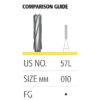 Straight Fissure Long Carbide Burs Options